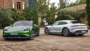 2023 Porsche Taycan gets a lot of improvement, and the older model is also in action